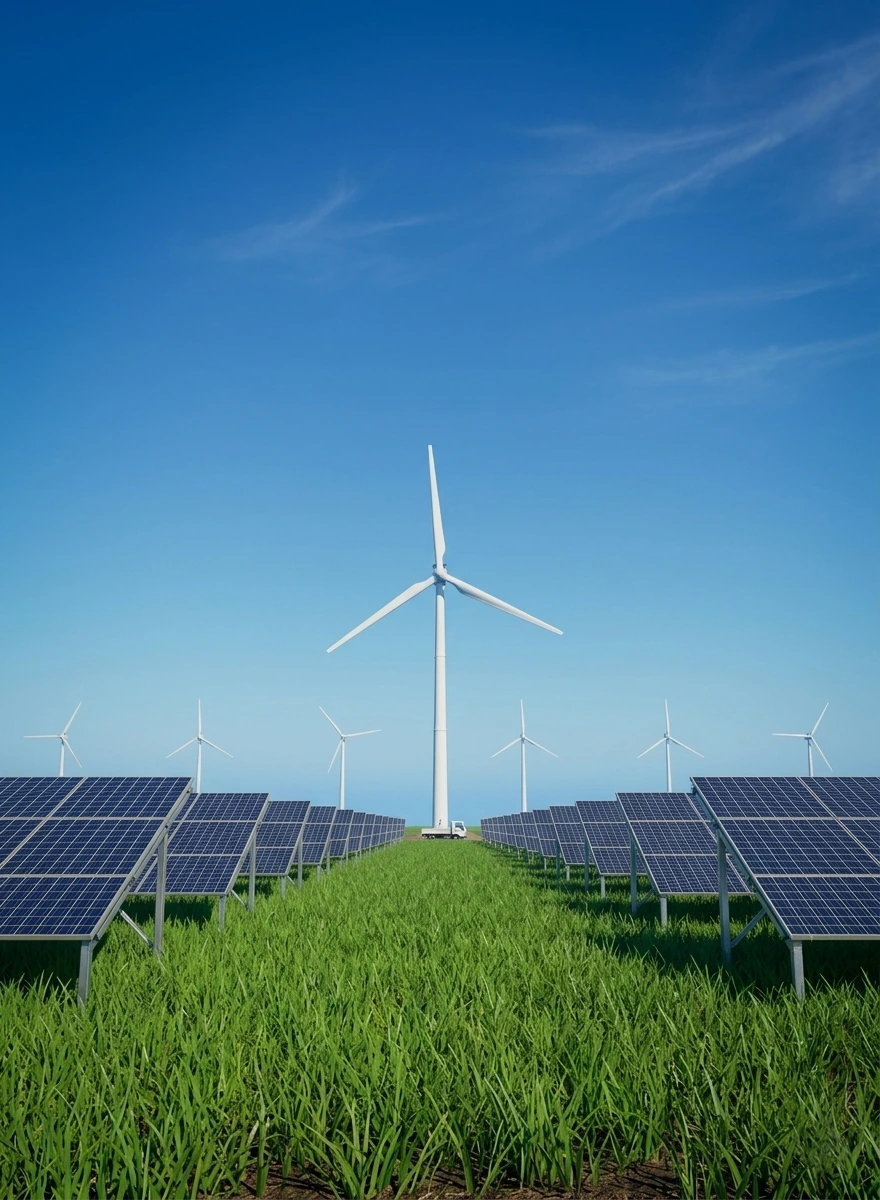 Parque fotovoltaico a gran escala